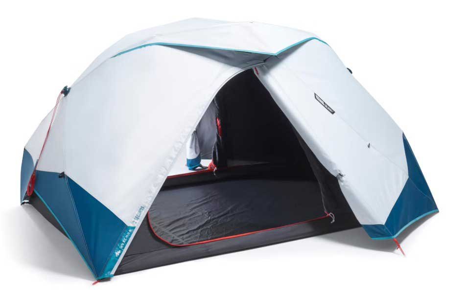 Muestra la tienda de acampada para 2 personas Quechua 2 Seconds 2